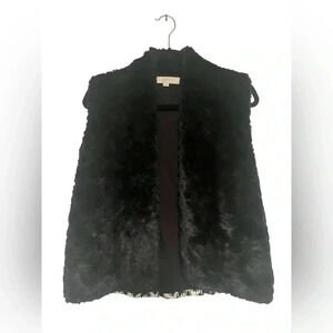 Loft Women's Faux Fur Sweater Vest Size S